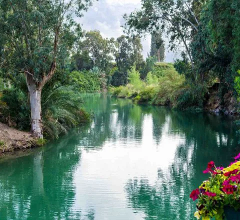 Baptême dans le Jourdain Israël Oasis