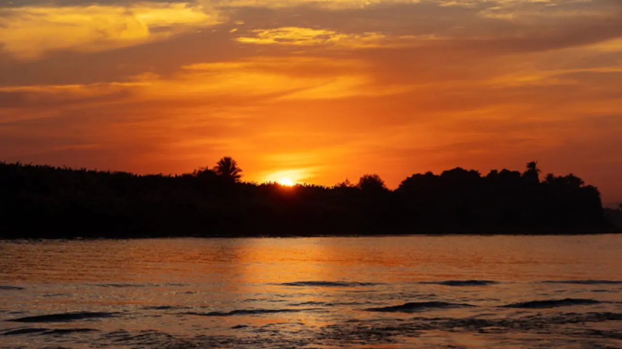 Egypte Nil - Coucher de soleil