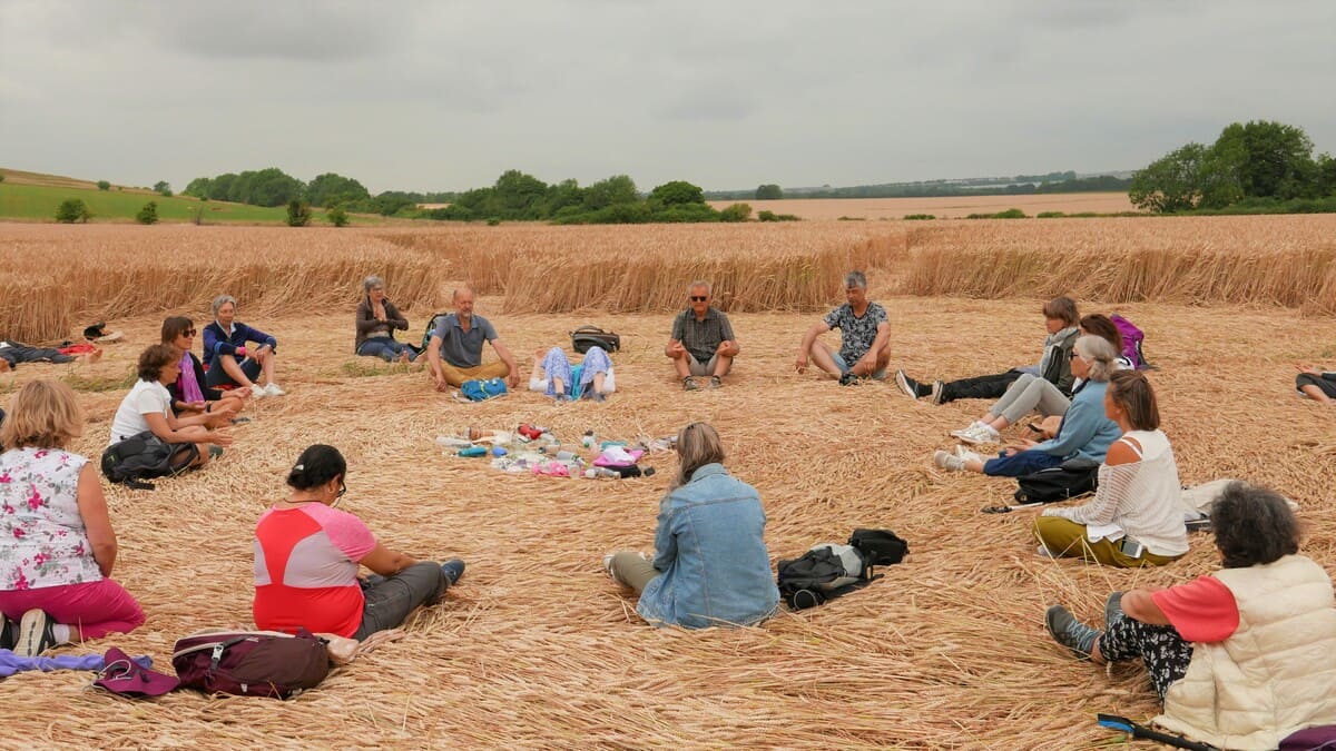 Crop circles voyage initiatique méditation cercle