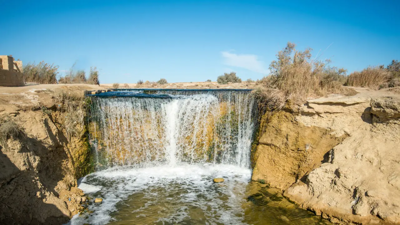 Egypte El Fayoum - Cascades Wadi El Rayan