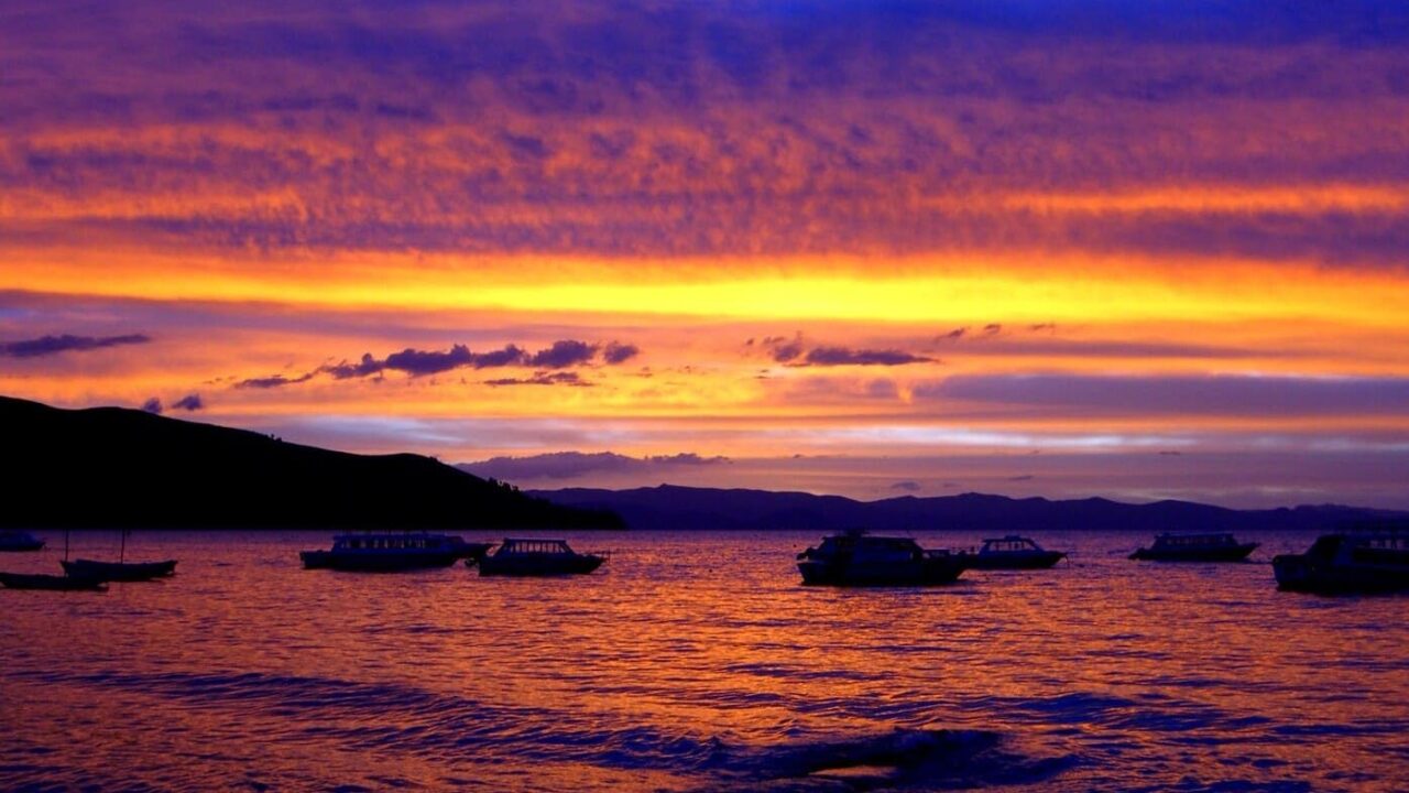Pérou Titicaca sunset voyage conscience
