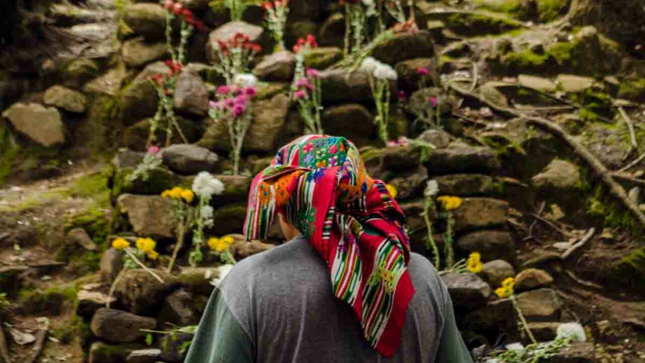 Iximche, centre cérémoniel maya, Guatemala, Oasis