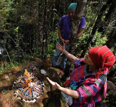 Cérémonie avec Doña Lidia, Guatemala, Oasis