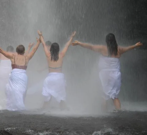 Source de purification à Bali Oasis