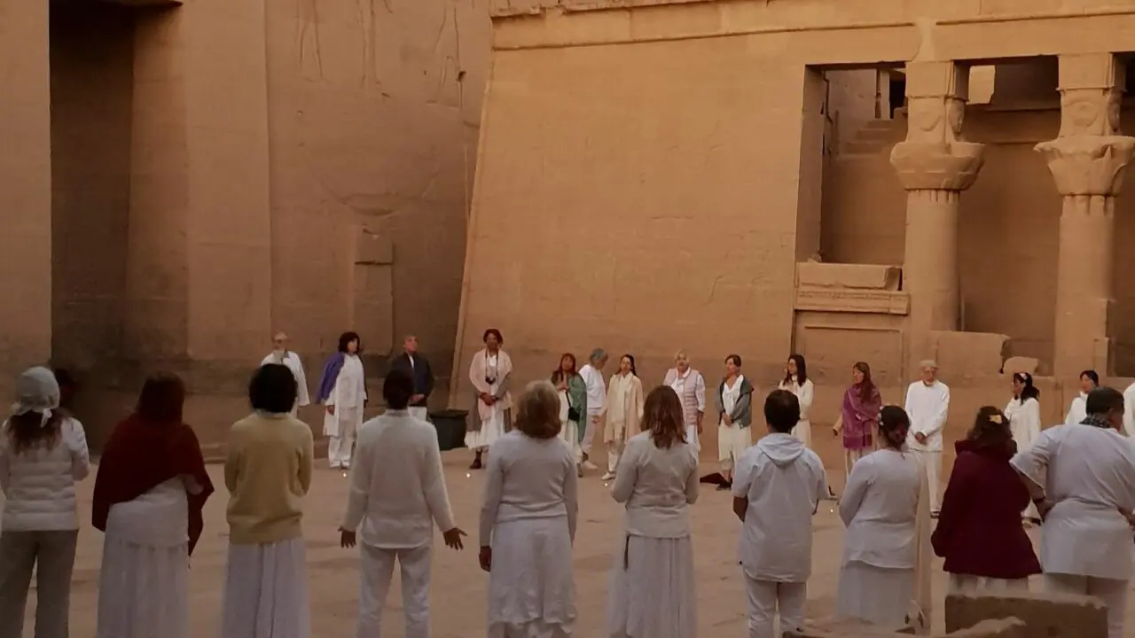 Rituel initiatique au temple de Philae