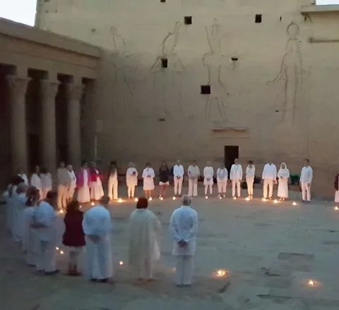 Egypte circuit conscience rituel Philae Oasis