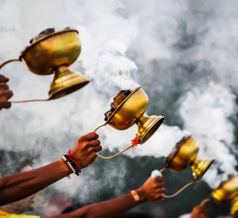 Arti de Rishikesh, Inde, Oasis