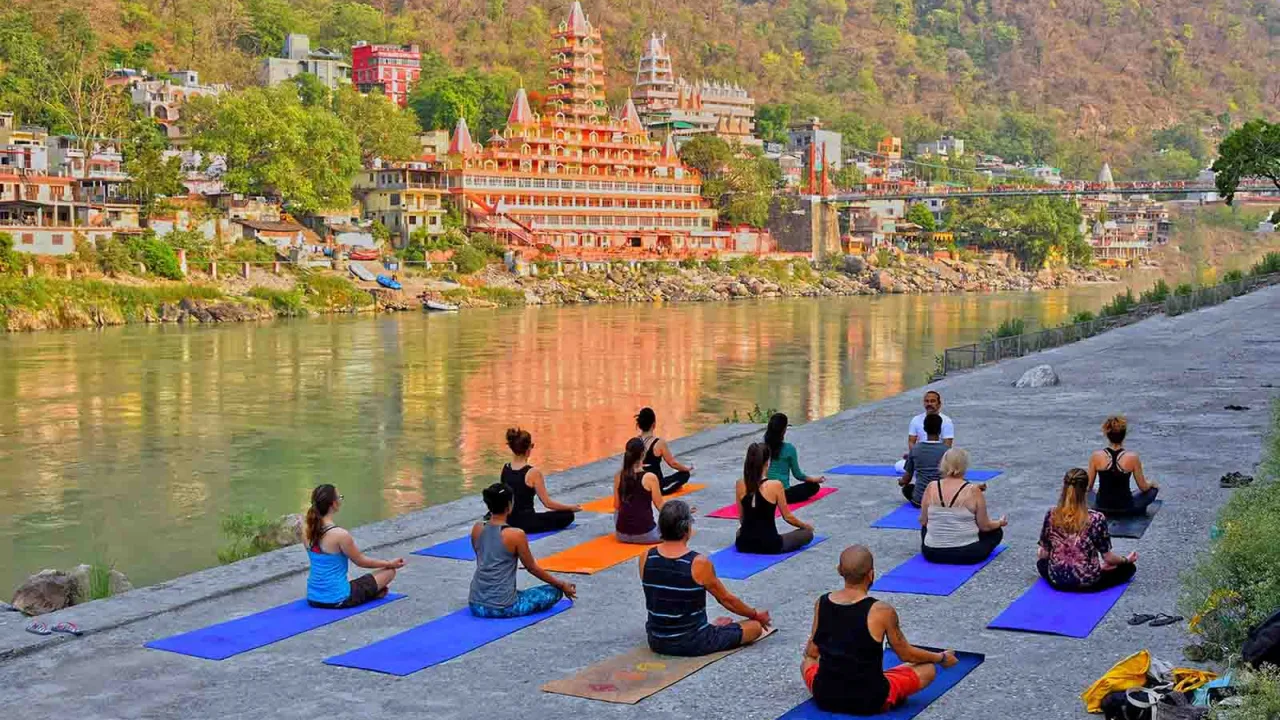 Cours de Yoga à Rishikesh, Inde, Oasis