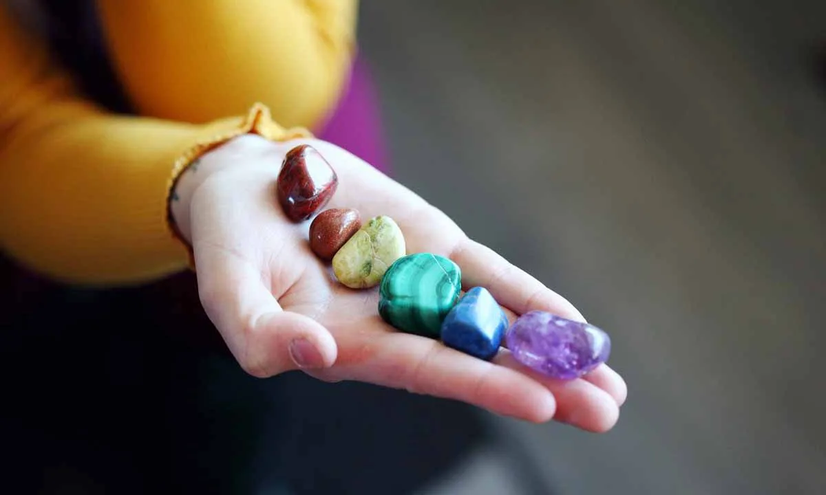 Pierres aux couleurs des chakras,, Oasis