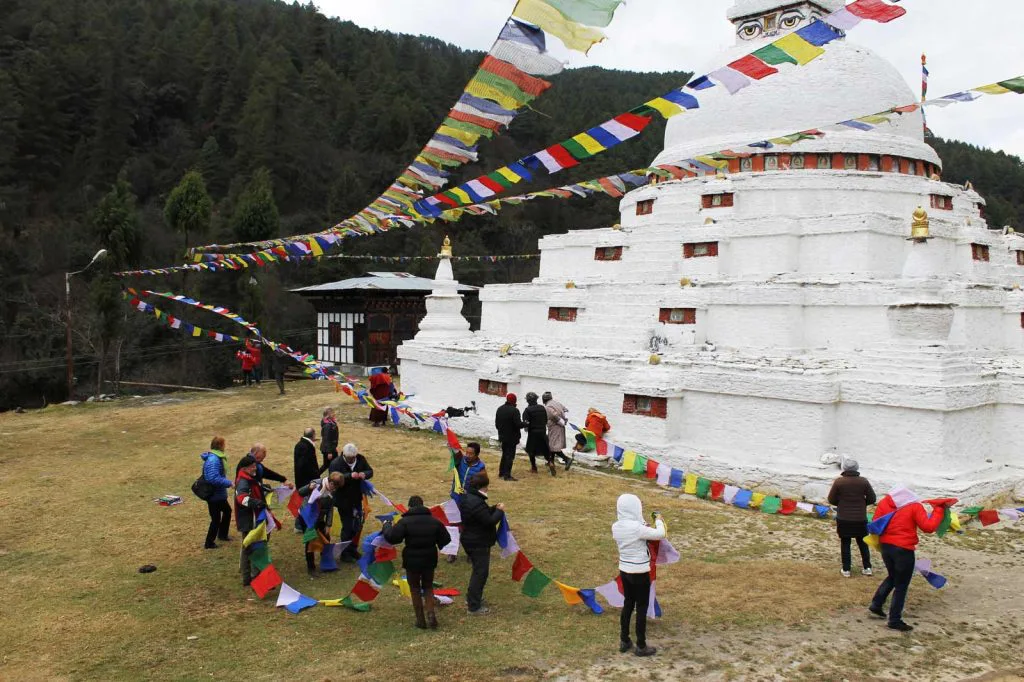 Drapeaux de prières, voyage initiatique au Bhoutan, Oasis