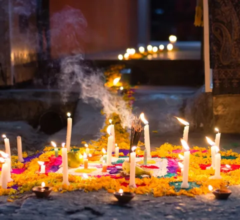 Célébration Wesak Népal Oasis