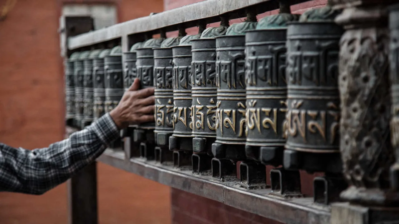 Moulin prières Tibet, voyage initiatique Oasis
