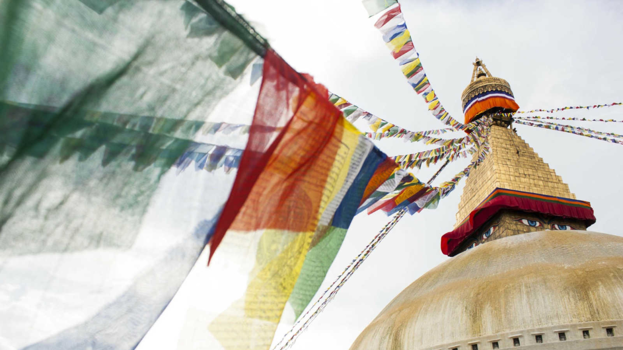 Drapeaux à prières Nepal Oasis