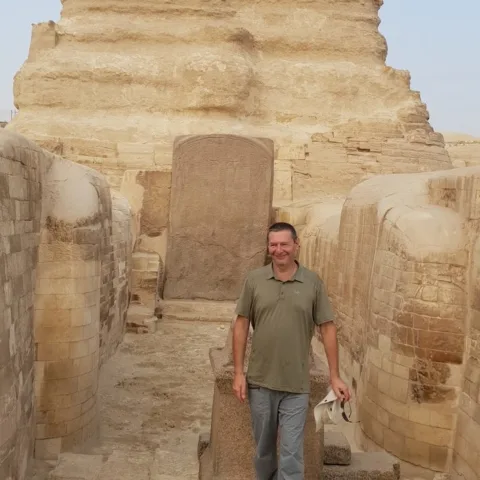 Pattes Sphinx Patrick BURENSTEINAS Egypte Oasis