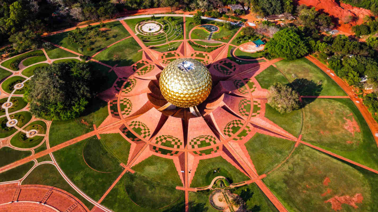 Auroville, retraite spirituelle Inde Oasis