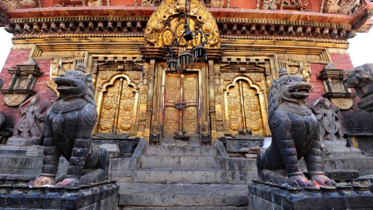 Népal Changyunarayan porte