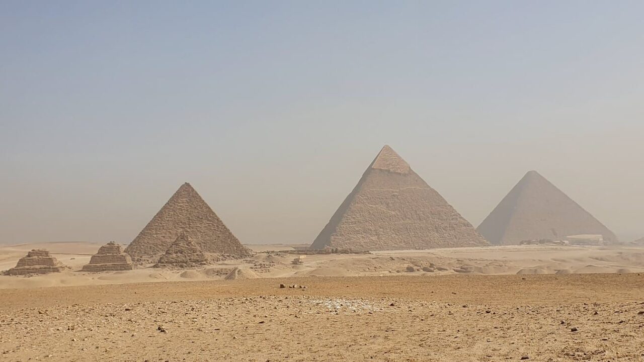panorama gizeh Egypte oasis