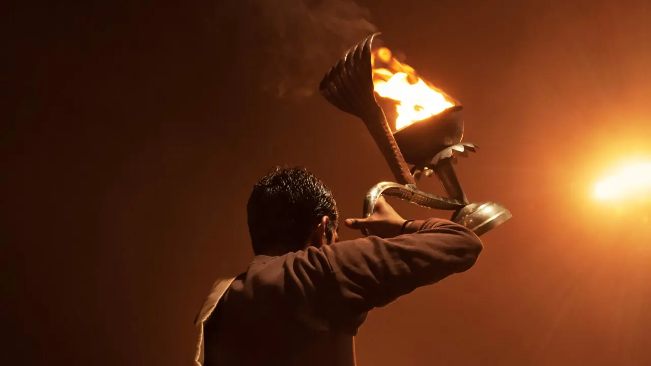 Inde Ganga Aarti cérémonie Varanasi Oasis