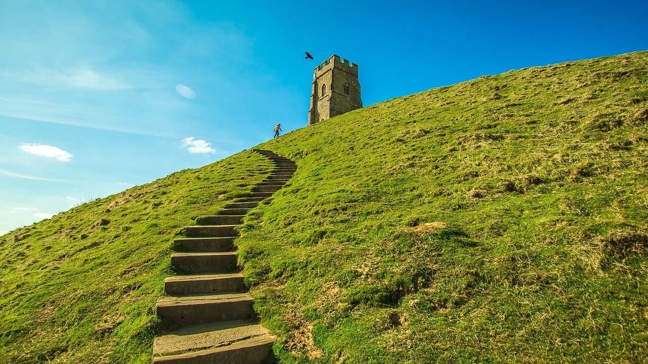 Colline Tor Avalon Glastonbury