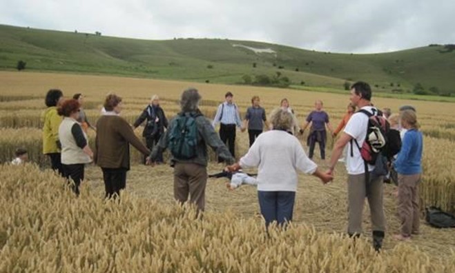 Crop circles expérience en cercle