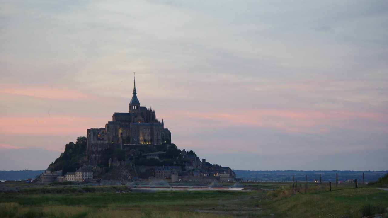 France Mont Saint Michel sunset Oasis