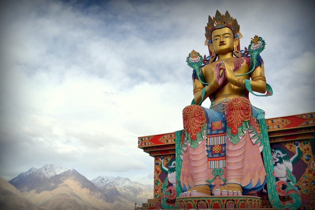 Inde Ladakh Bouddha Diskit Oasis
