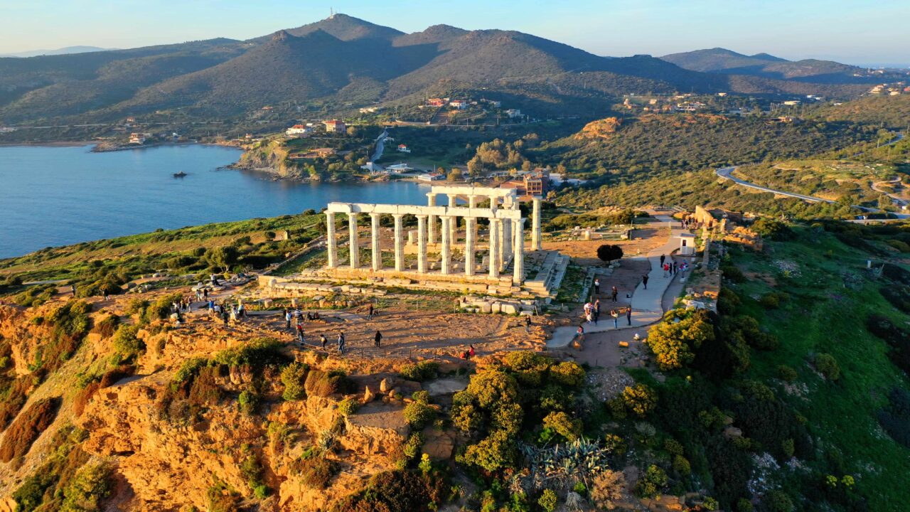 Grèce temple Poséidon Cap Sounion