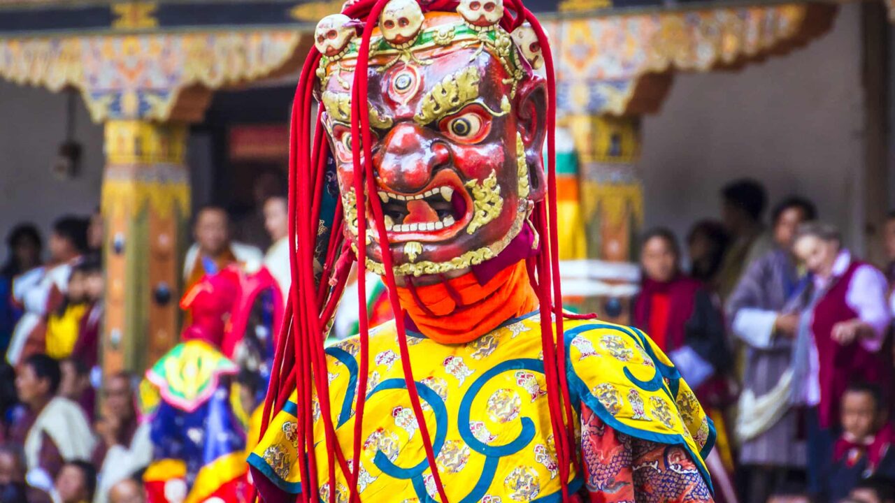 Danses masquées Bhoutan Népal