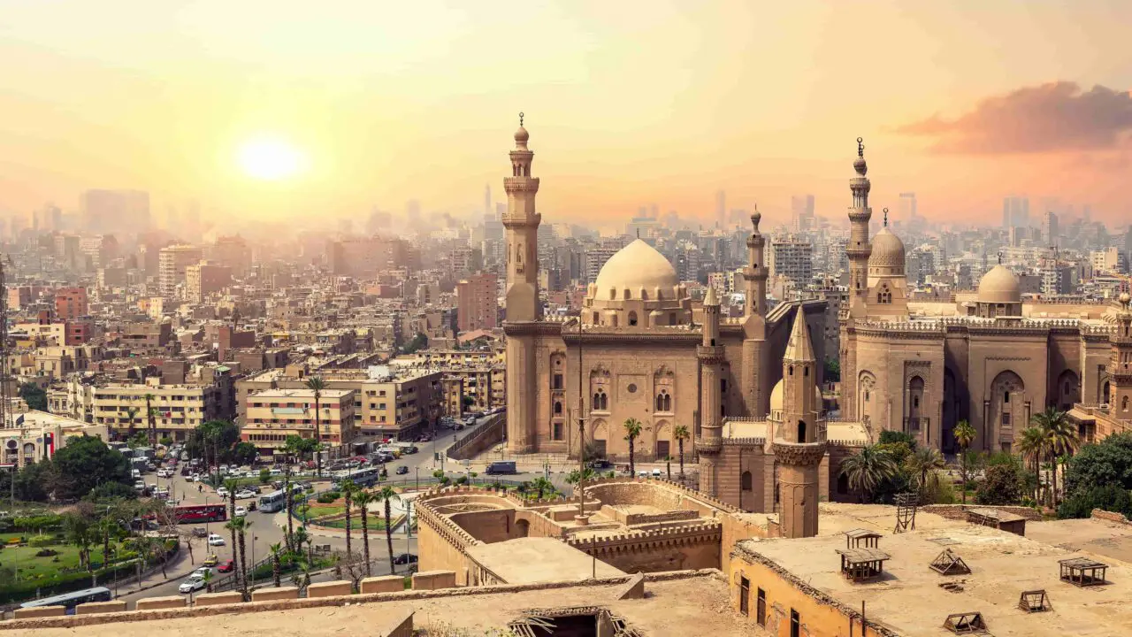 Egypte Caire - Mosquée Sultan Hassan
