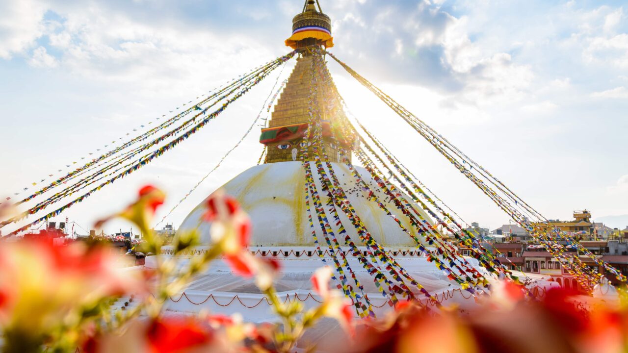 Oasis Népal Bodnath Stupa