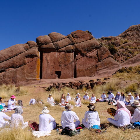 Photo en cercle Pérou itinéraire spirituel Oasis