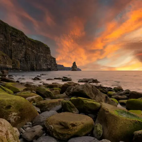 Falaises de Moher coucher de soleil circuit initiatique Irlande Oasis