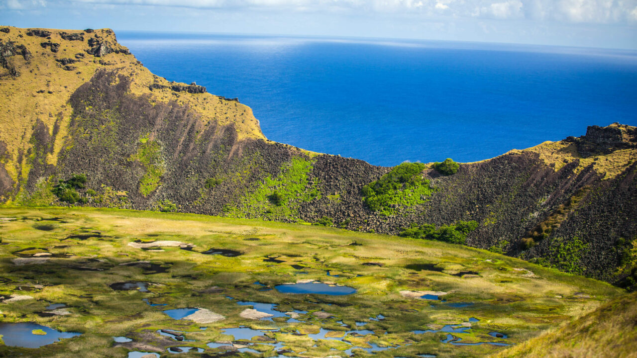 Rano Kau Volcan Ile de Pâques séjour initiatique Oasis