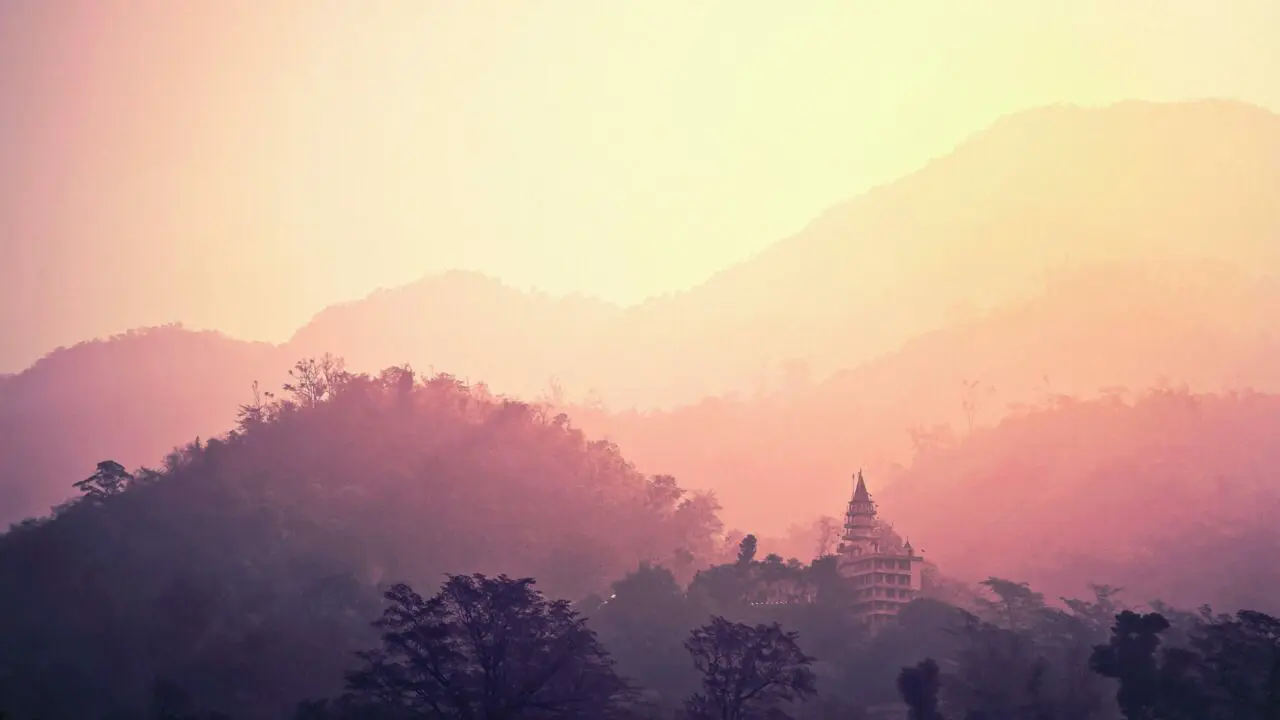 Inde du Nord - Rishikesh coucher de soleil