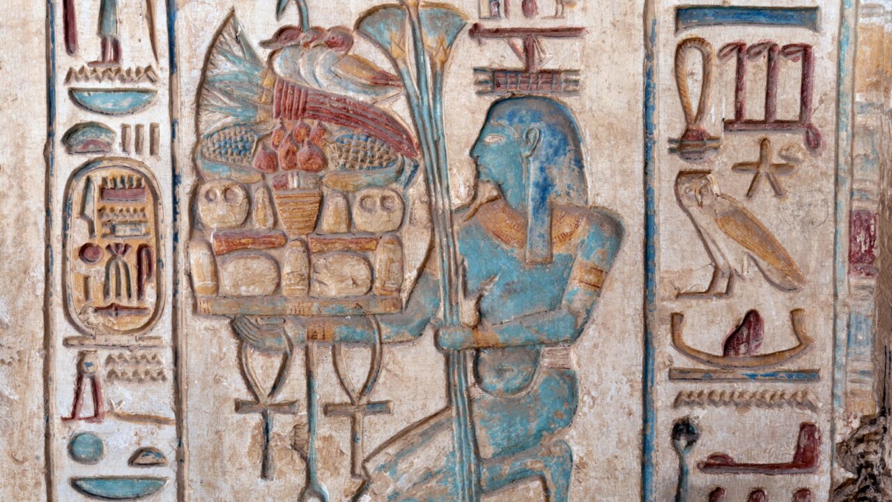 Egypte - Hiéroglyphes Abydos