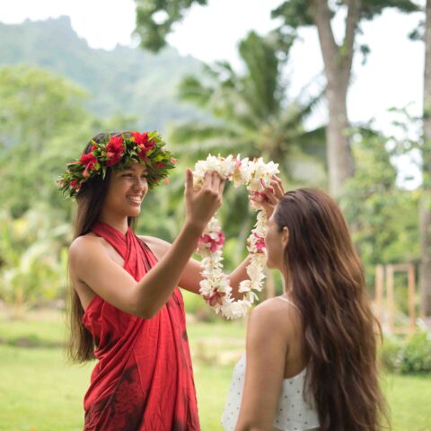 POLYNESIE FLEURS LEI