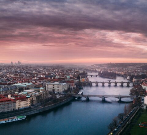 Prague - vue du ciel
